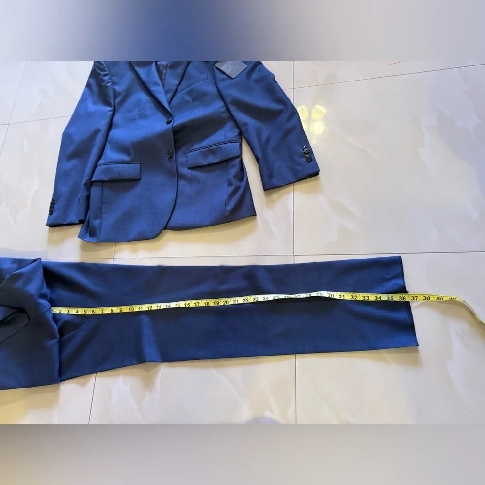 JOE Joseph Abboud Slim Fit Suitnew with tag customized 36S blue formal